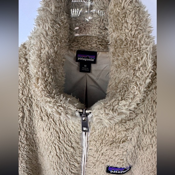 Patagonia Los Gatos Fleece Vest Medium Cream Ivory Deep Pile High Pile | E014 - Picture 3 of 9